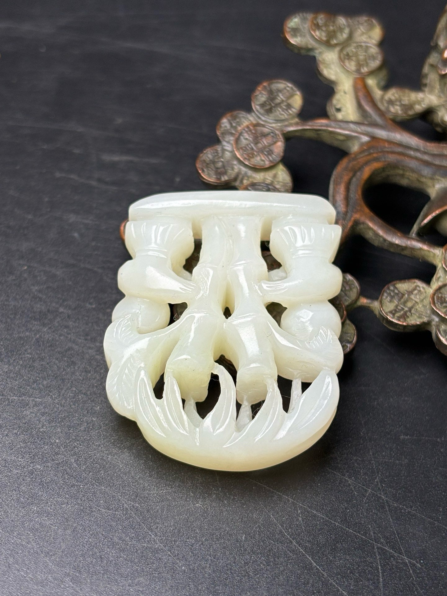 Exquisite Hotan Jade Gemini Jade Pendant