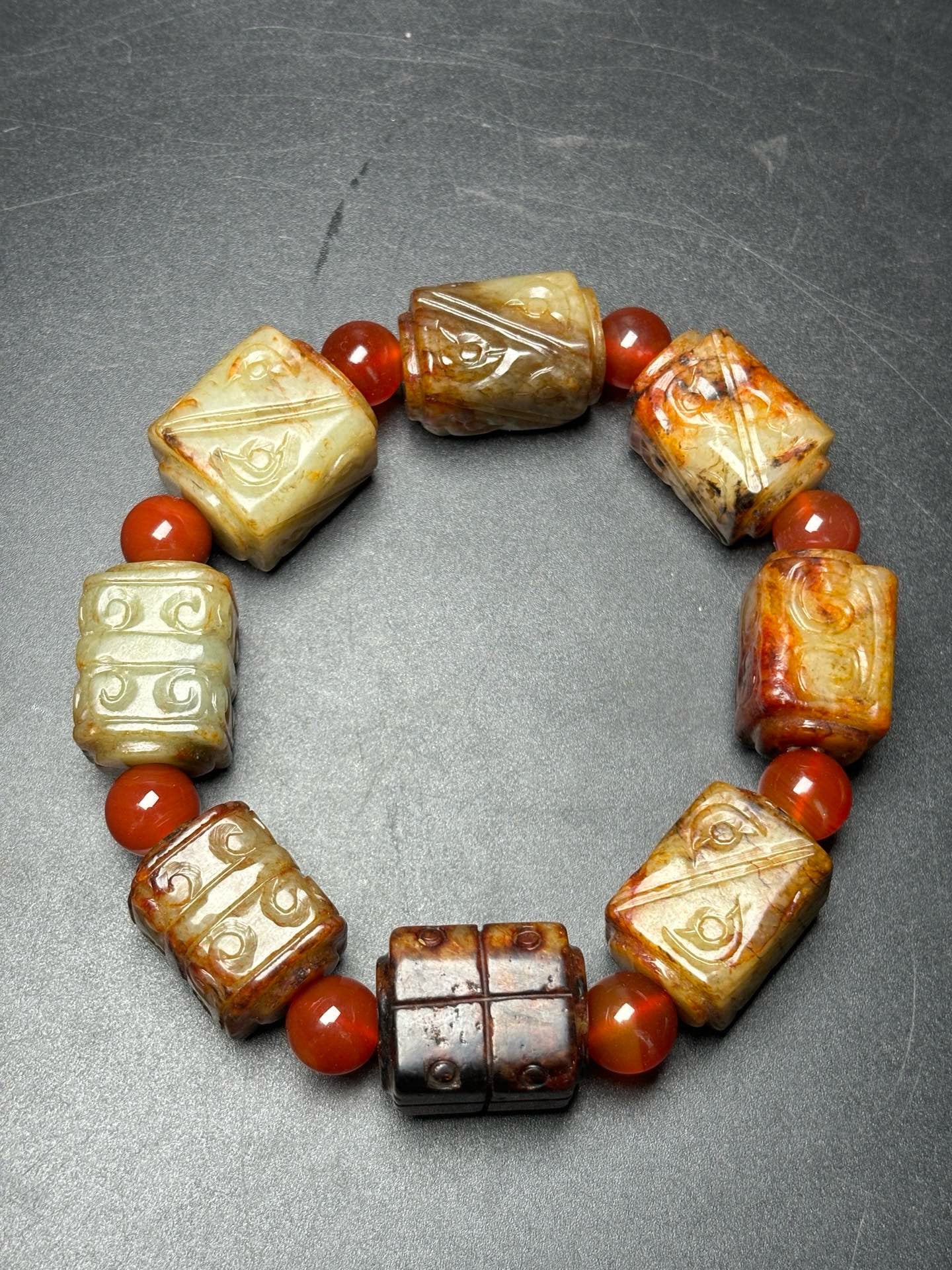 Exquisite Hetian Jade Hand String