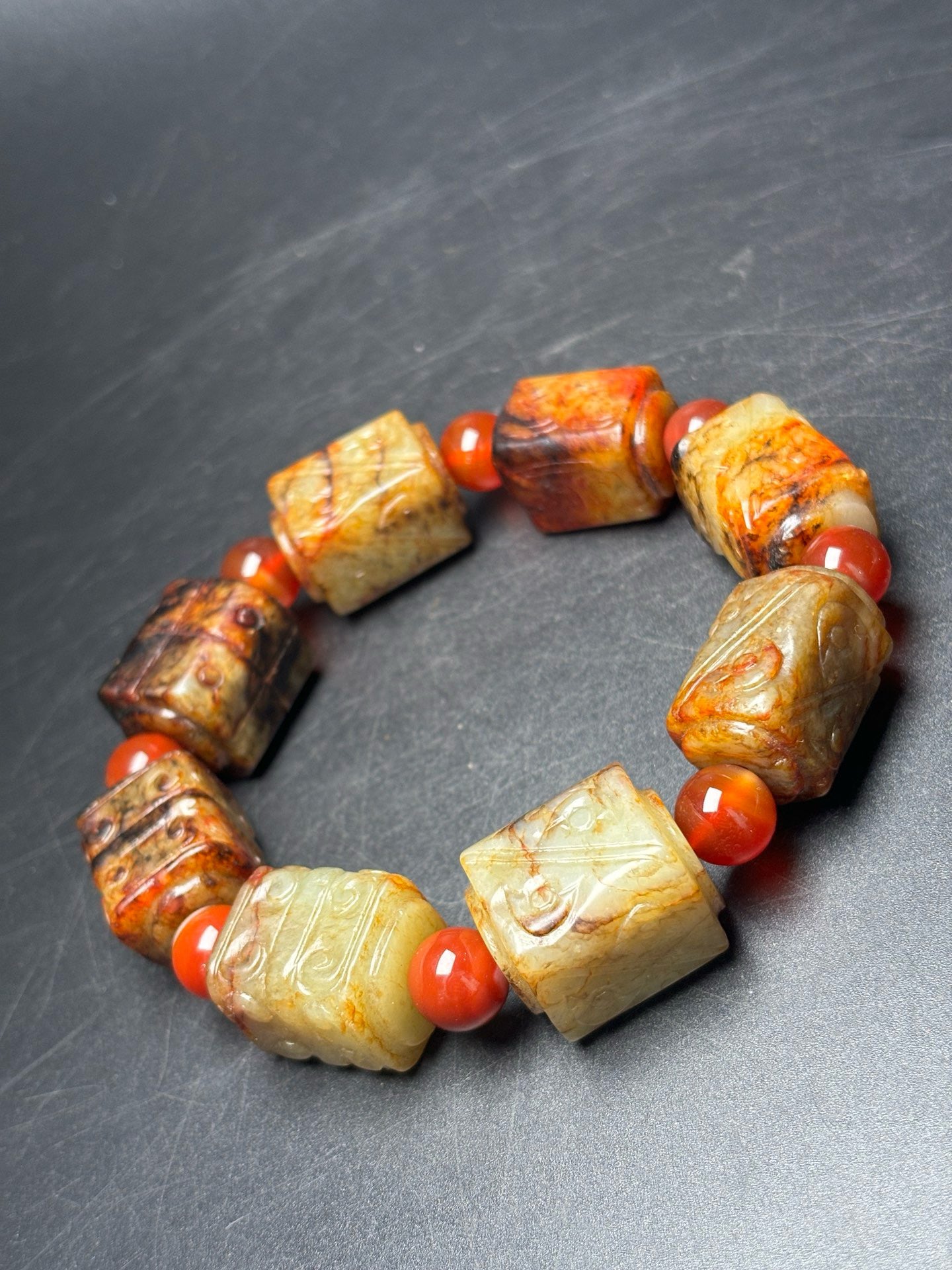 Exquisite Hetian Jade Hand String