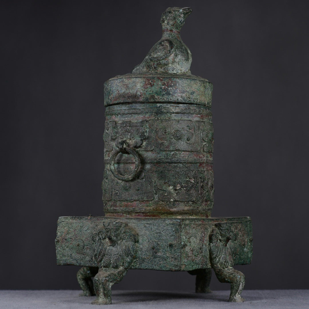 Chinese Antique Bronze Reserve