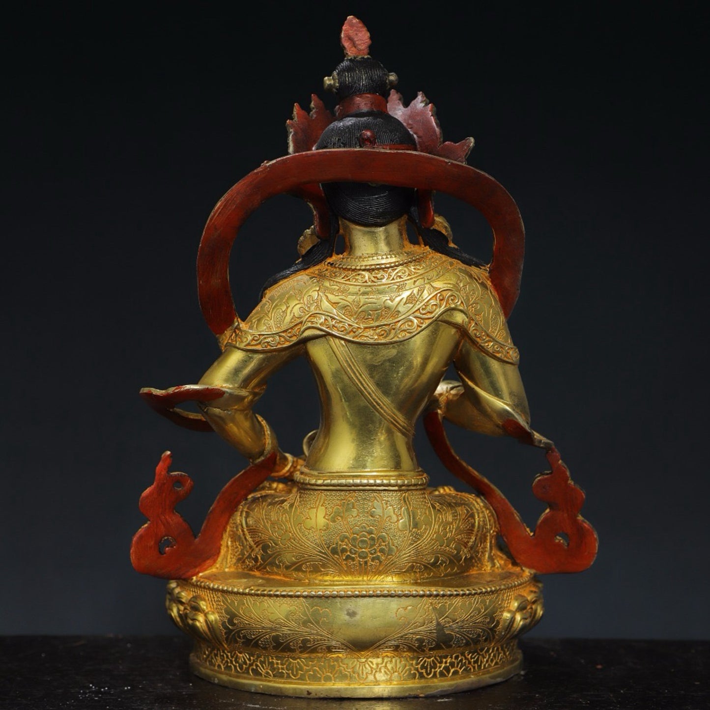 Pure copper statue of Vajra Buddha