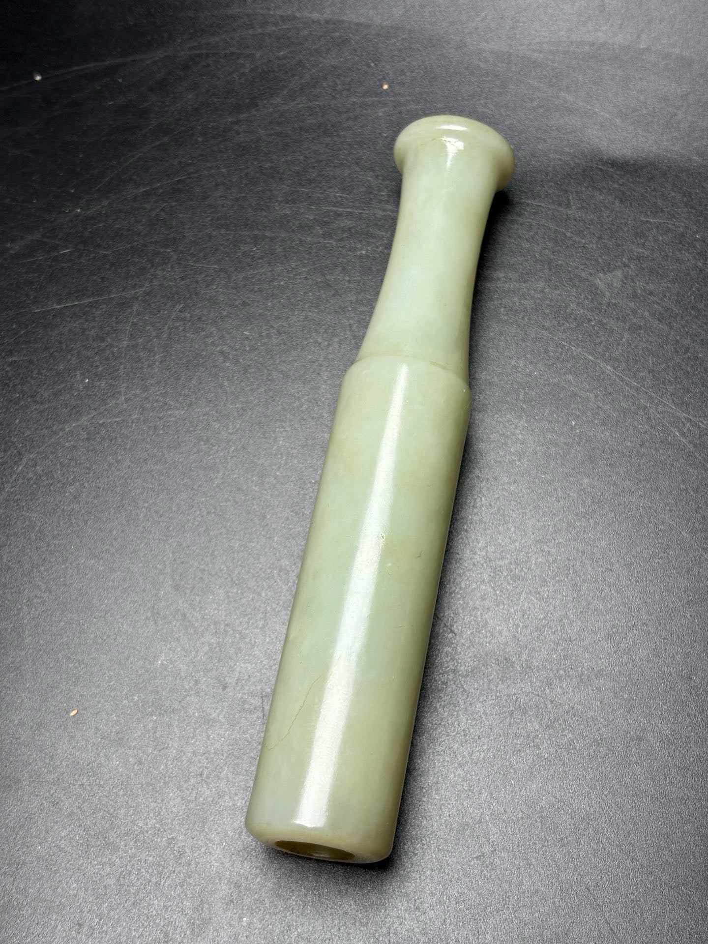 Exquisite Hotan Jade cigarette holder