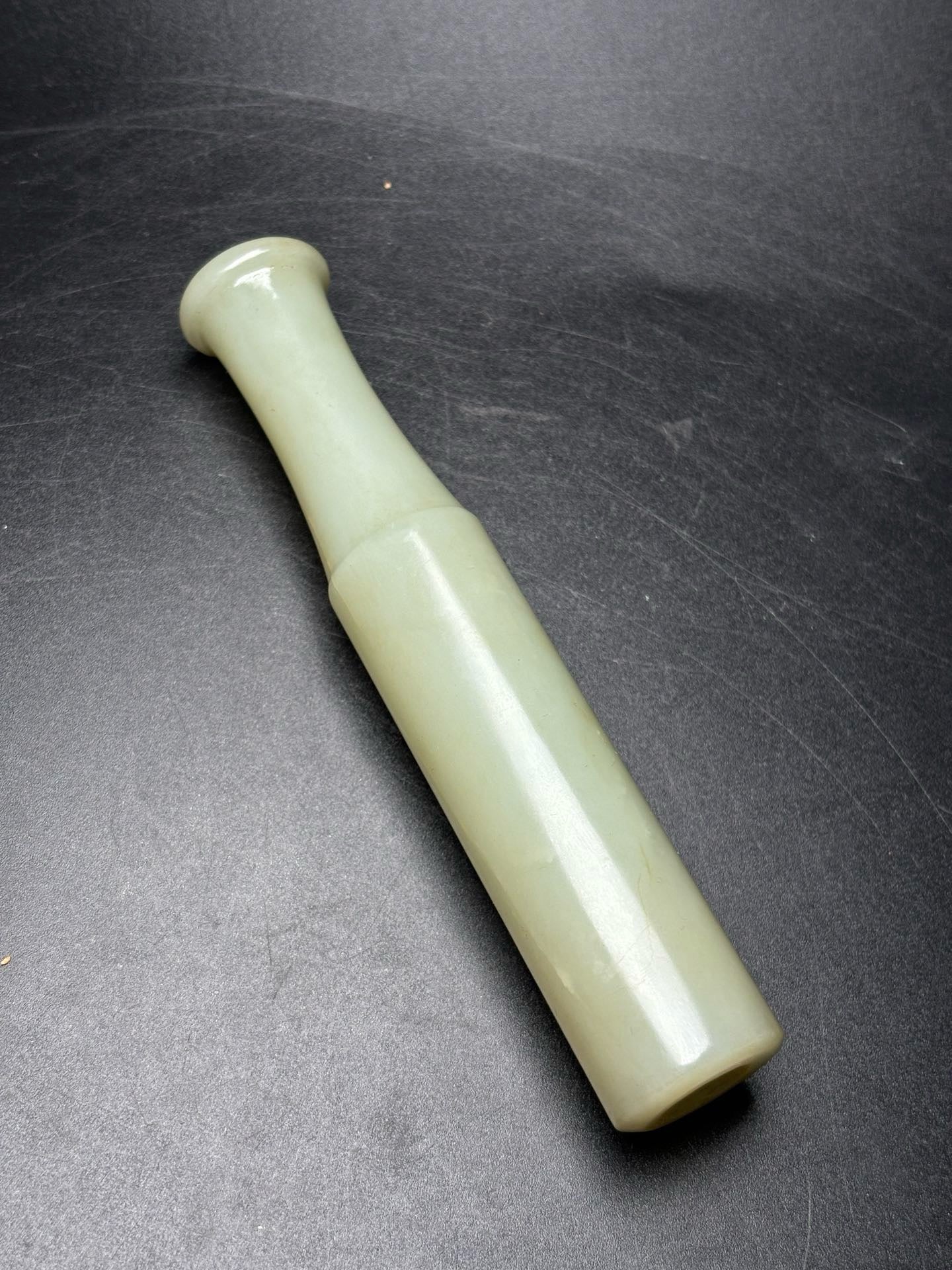 Exquisite Hotan Jade cigarette holder