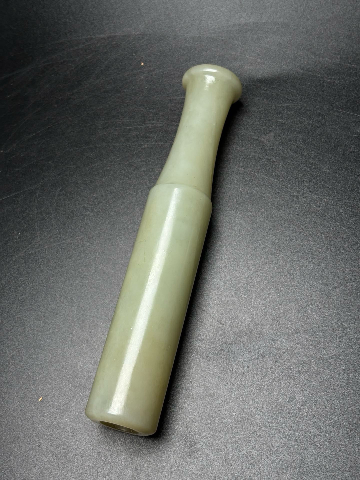 Exquisite Hotan Jade cigarette holder