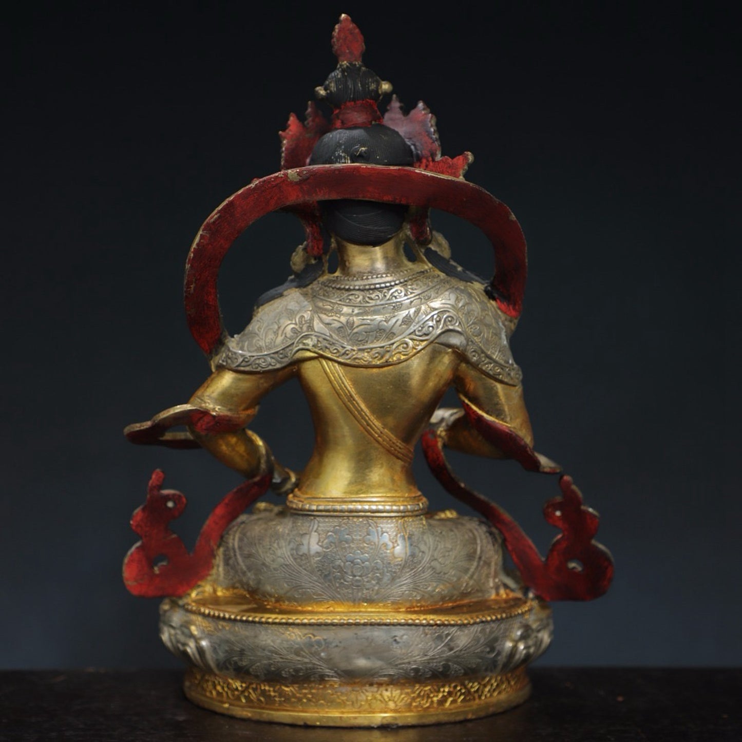 Pure copper statue of Vajra Buddha