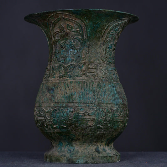 Chinese antique bronze vase