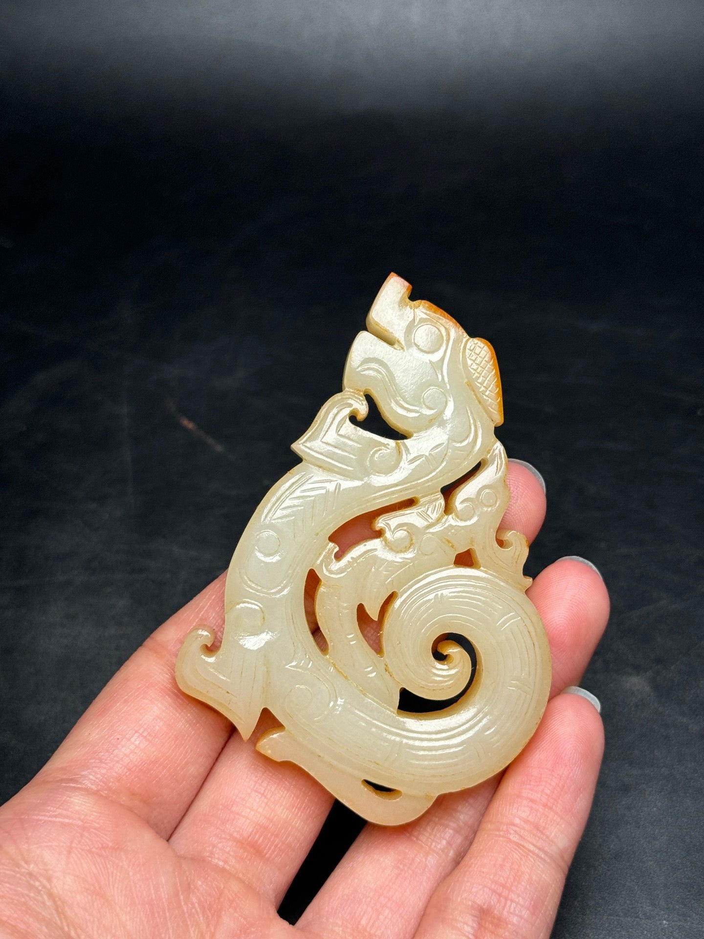 Exquisite Hotan Jade, Jade Dragon and Phoenix of Western Zhou Dynasty