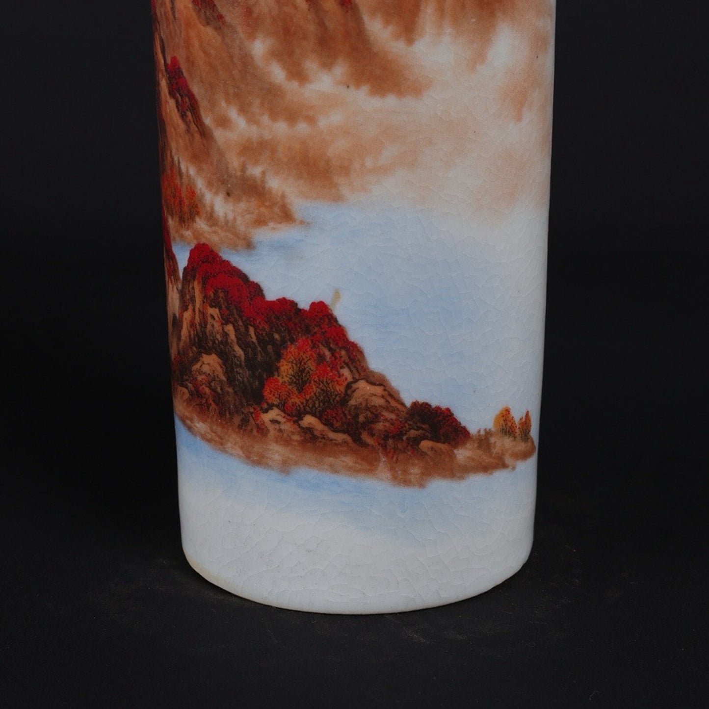 Pink Lucky Head Pattern Round Pen Holder