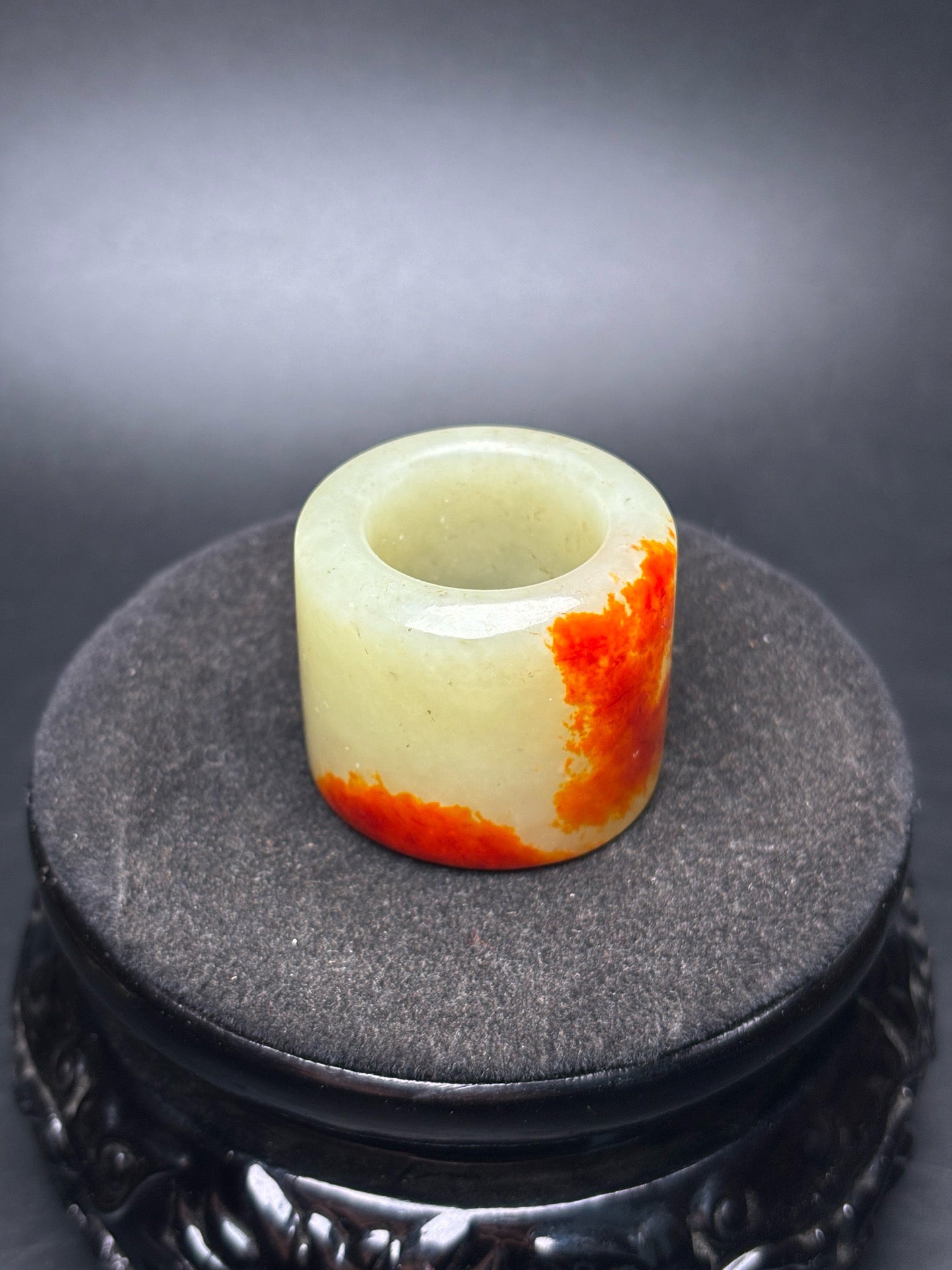 Exquisite Hotan Jade Ring