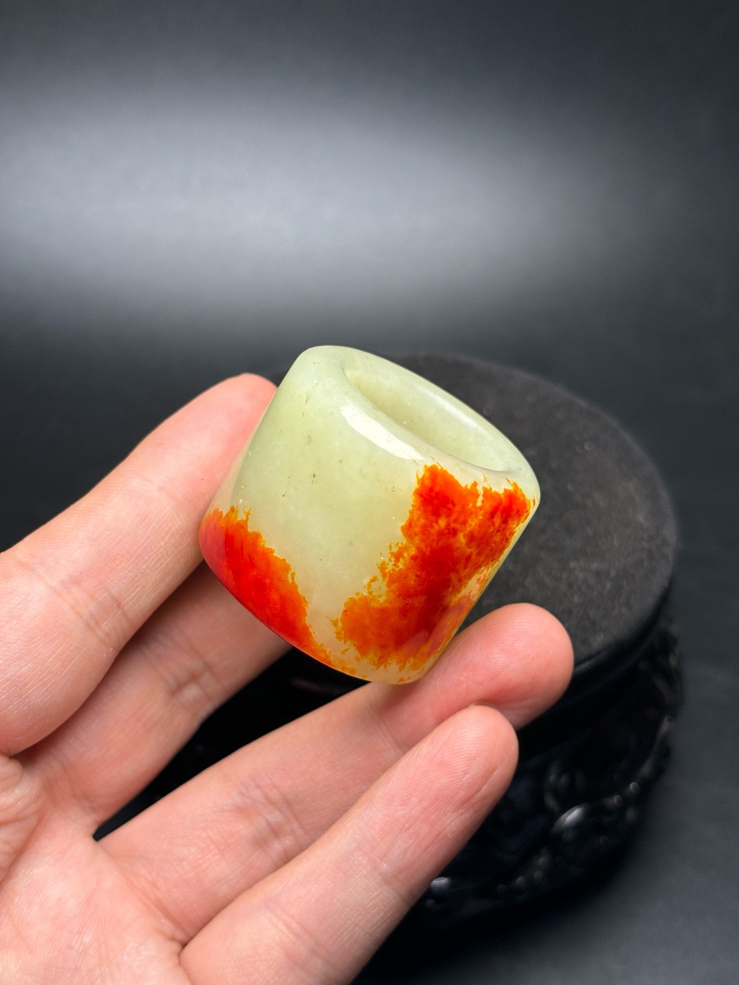 Exquisite Hotan Jade Ring