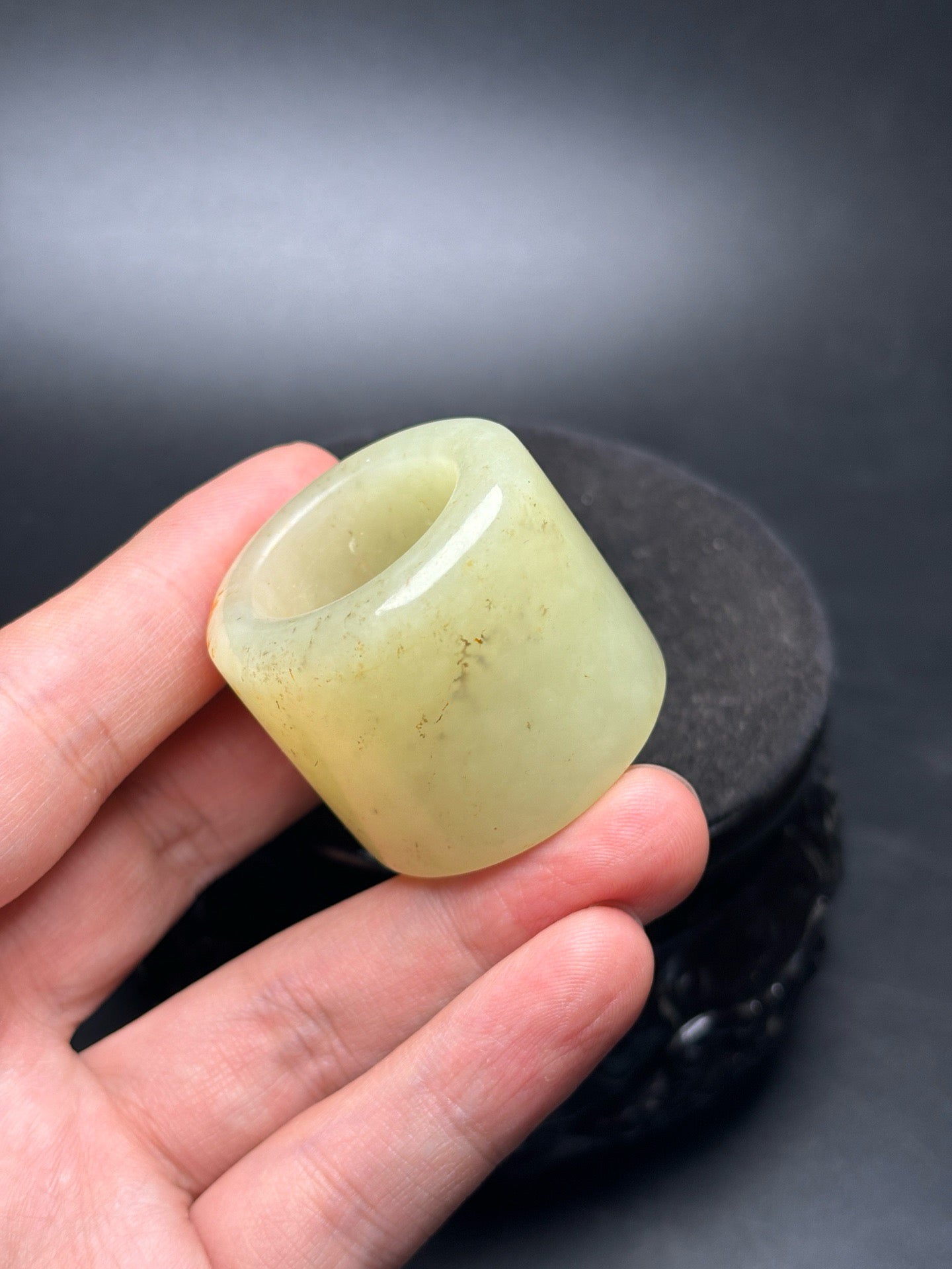 Exquisite Hotan Jade Ring