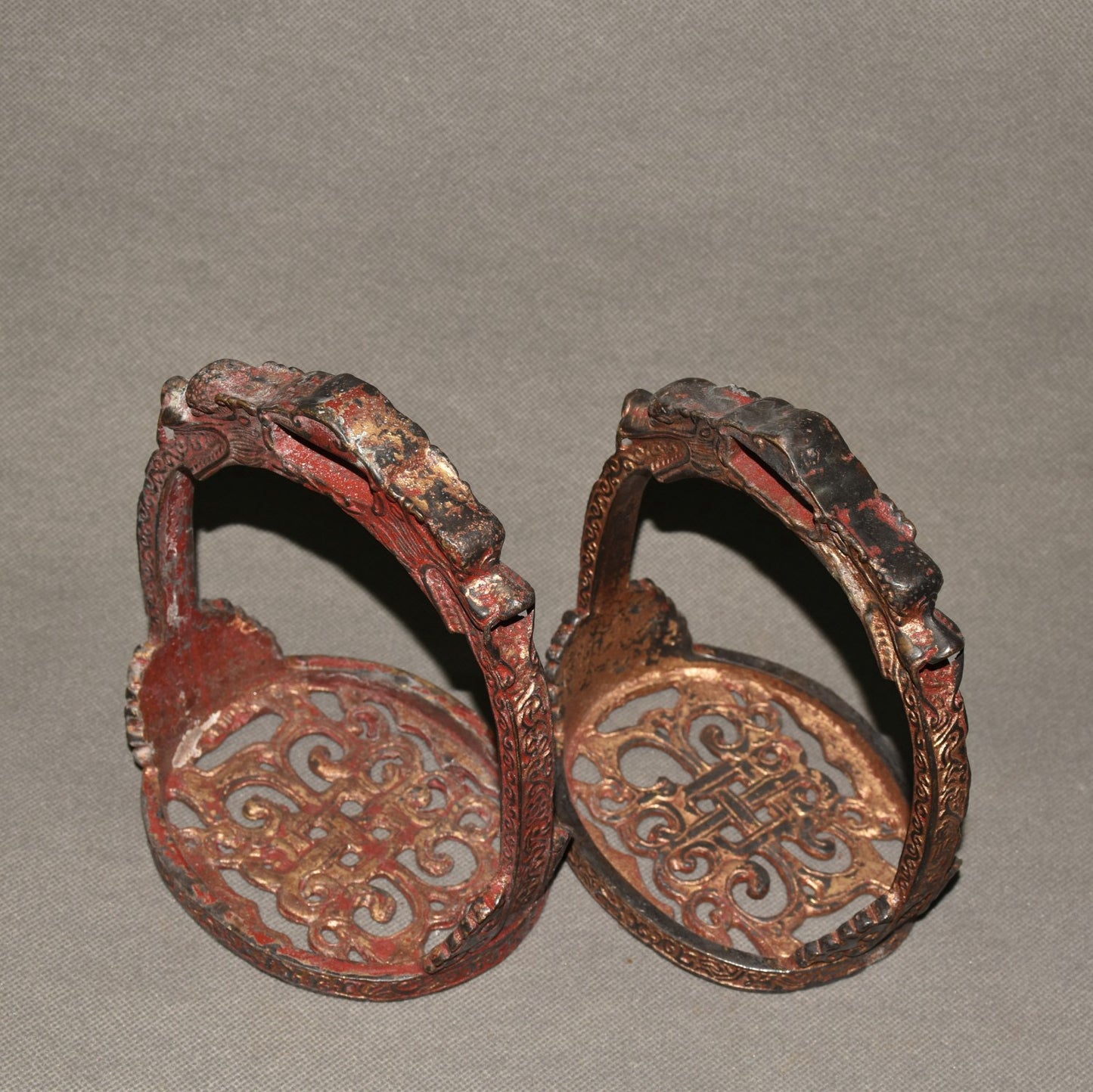 Pure copper horseshoe ornament