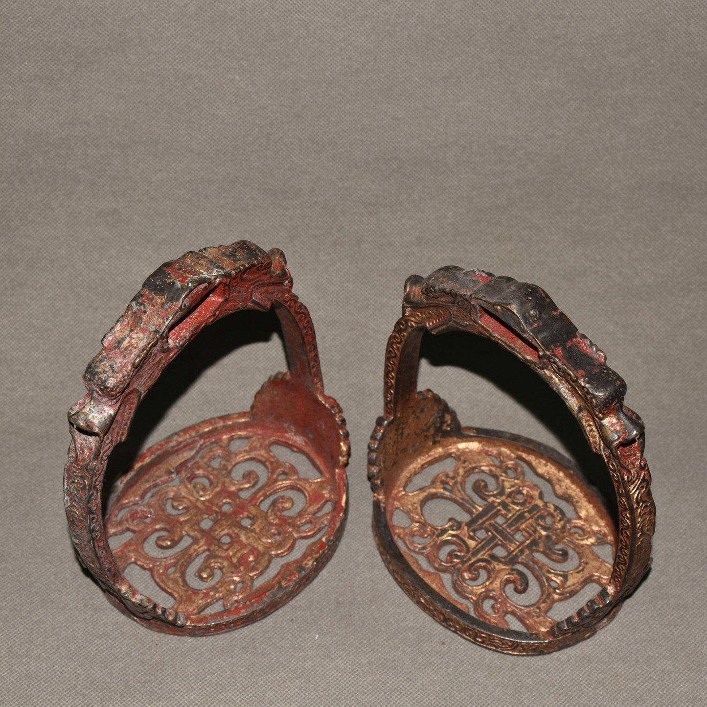 Pure copper horseshoe ornament