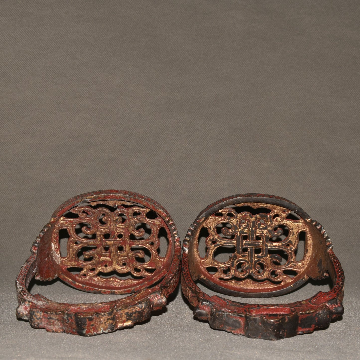 Pure copper horseshoe ornament