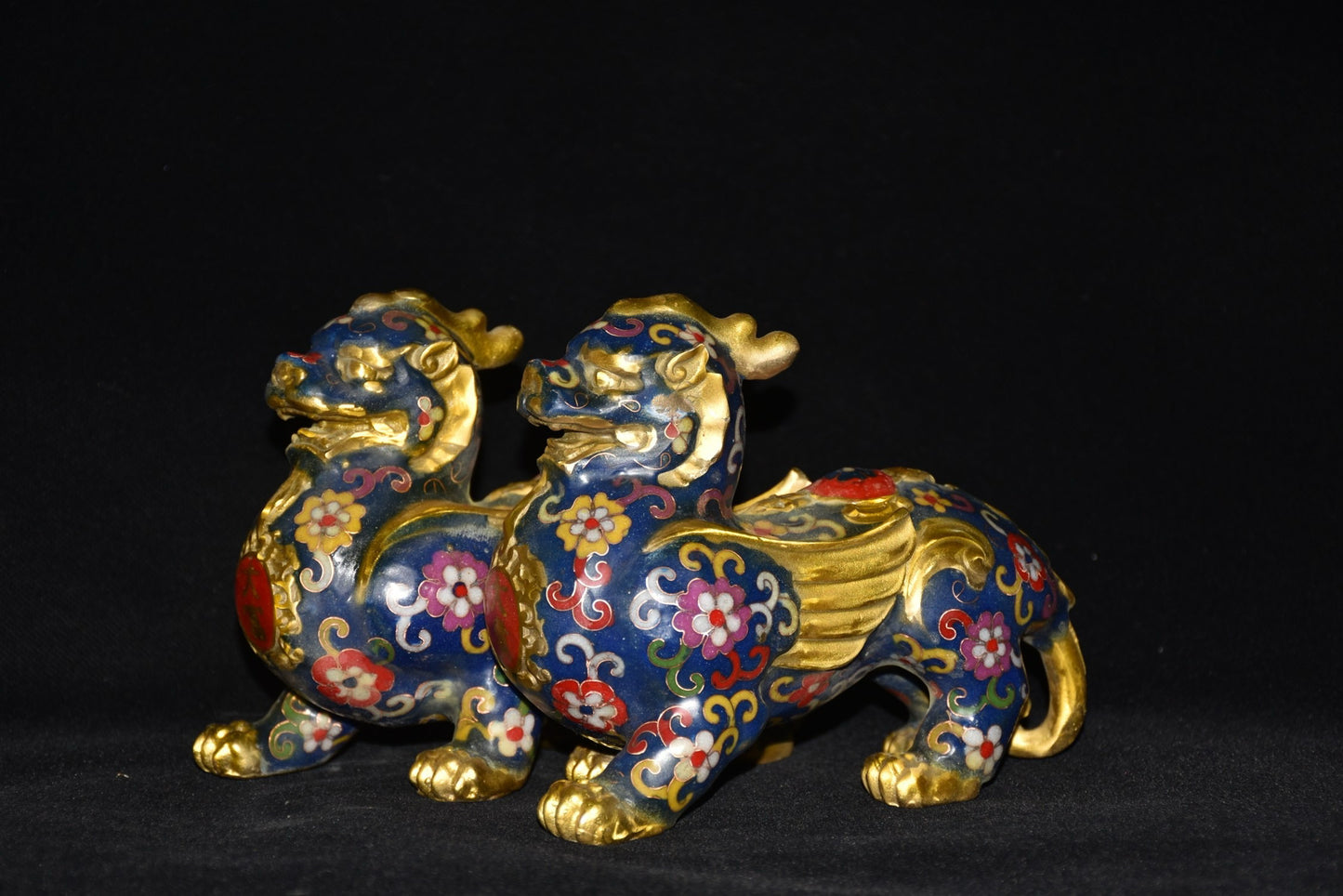 Pure copper cloisonn é beast ornaments