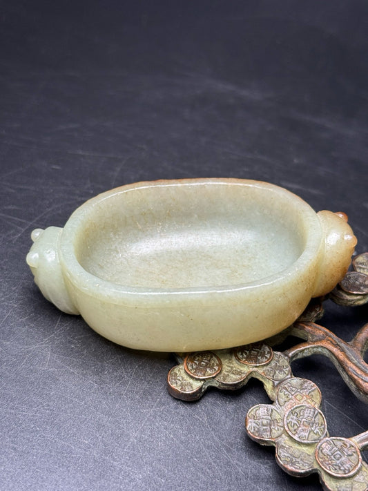 Exquisite Hotan Jade Brush Wash