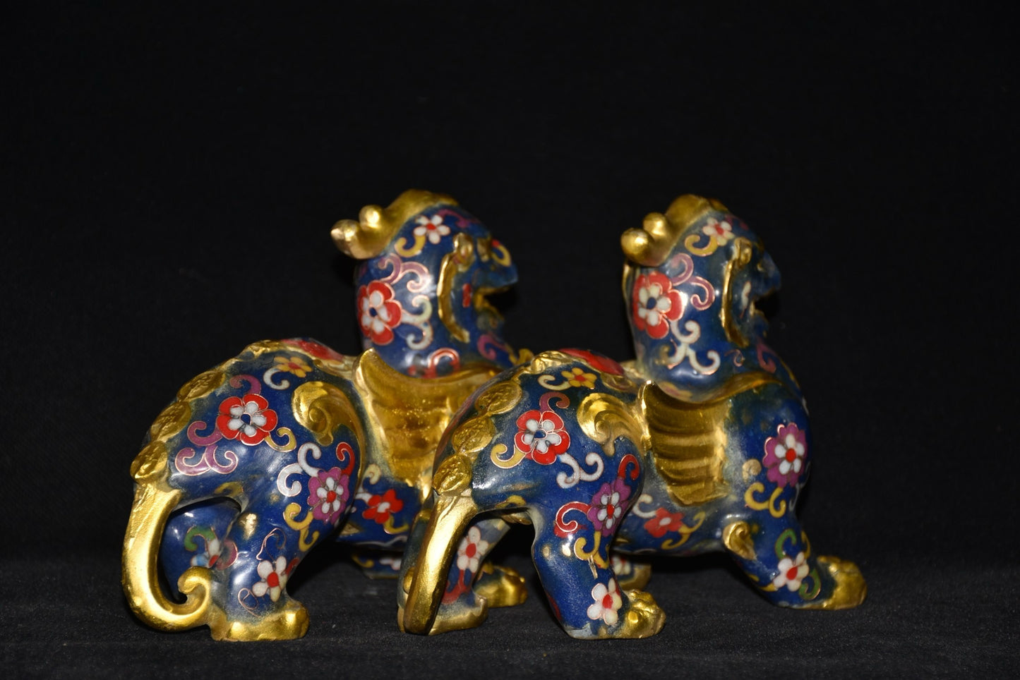 Pure copper cloisonn é beast ornaments