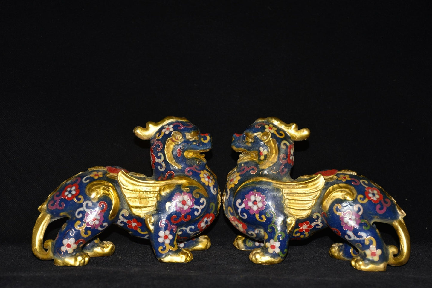 Pure copper cloisonn é beast ornaments