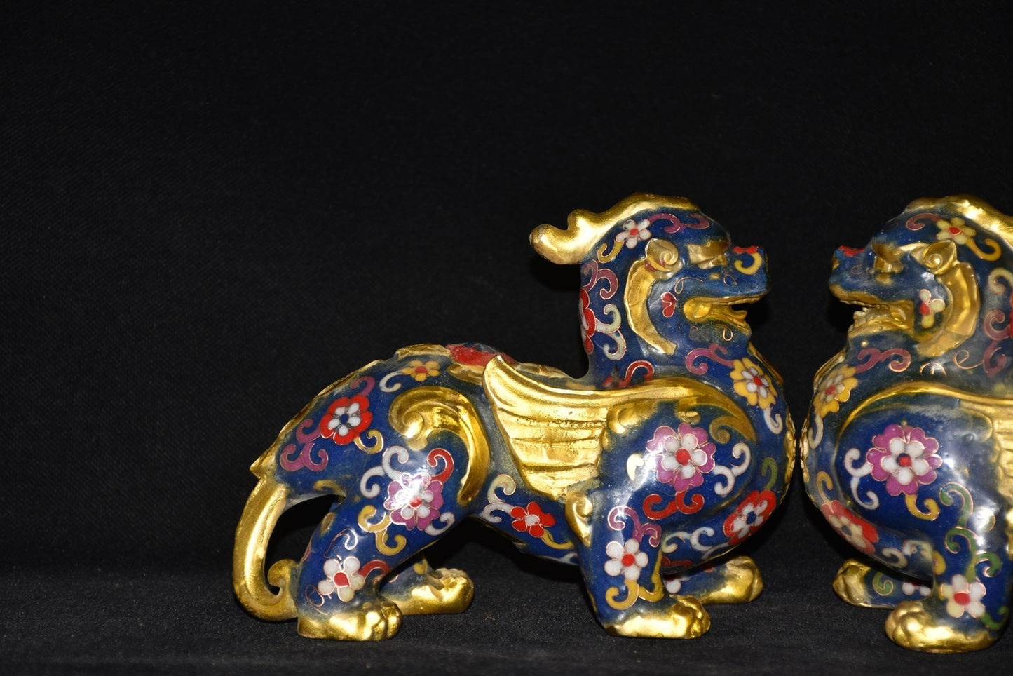Pure copper cloisonn é beast ornaments