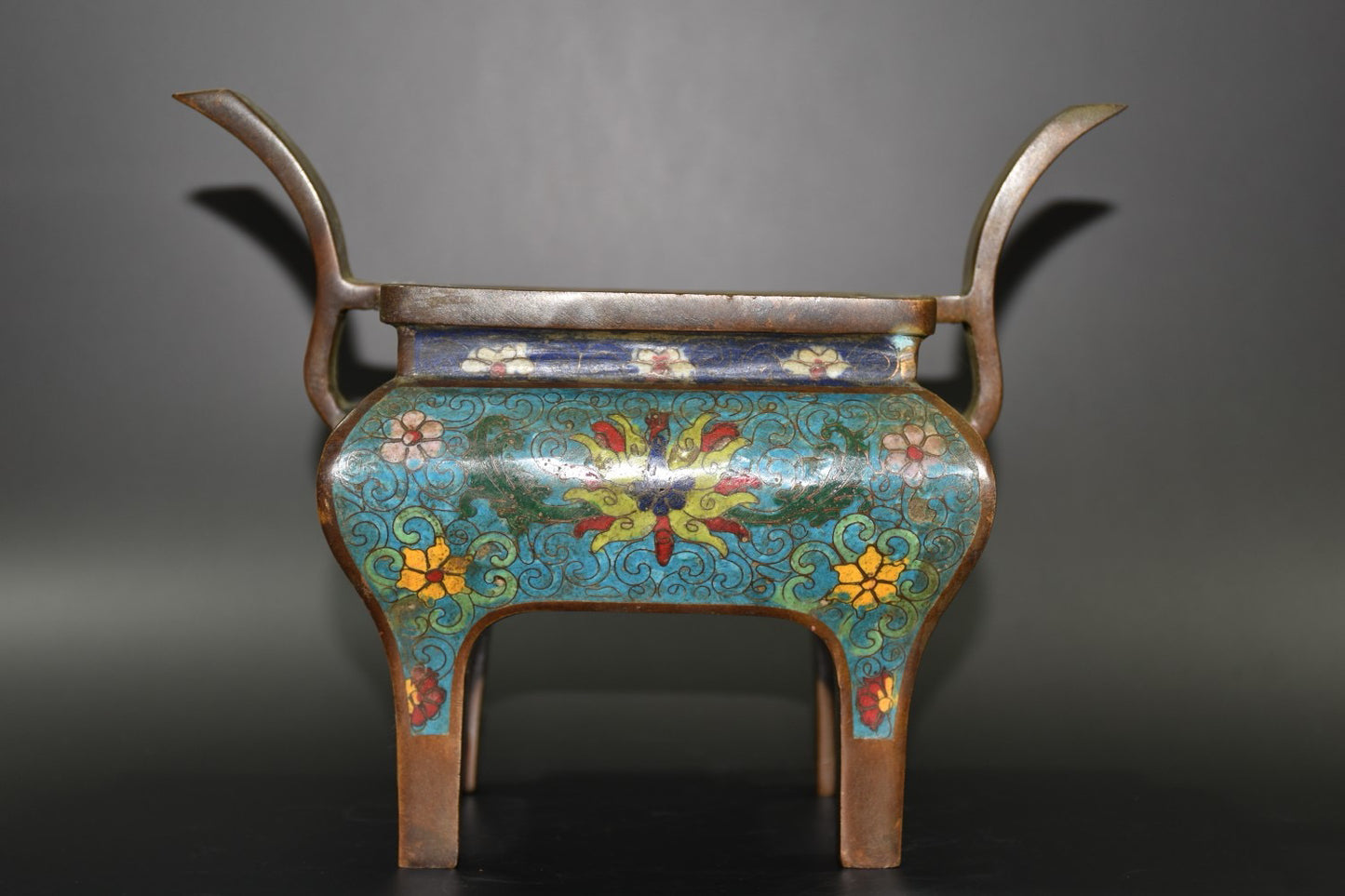 Pure copper cloisonn é incense burner ornaments