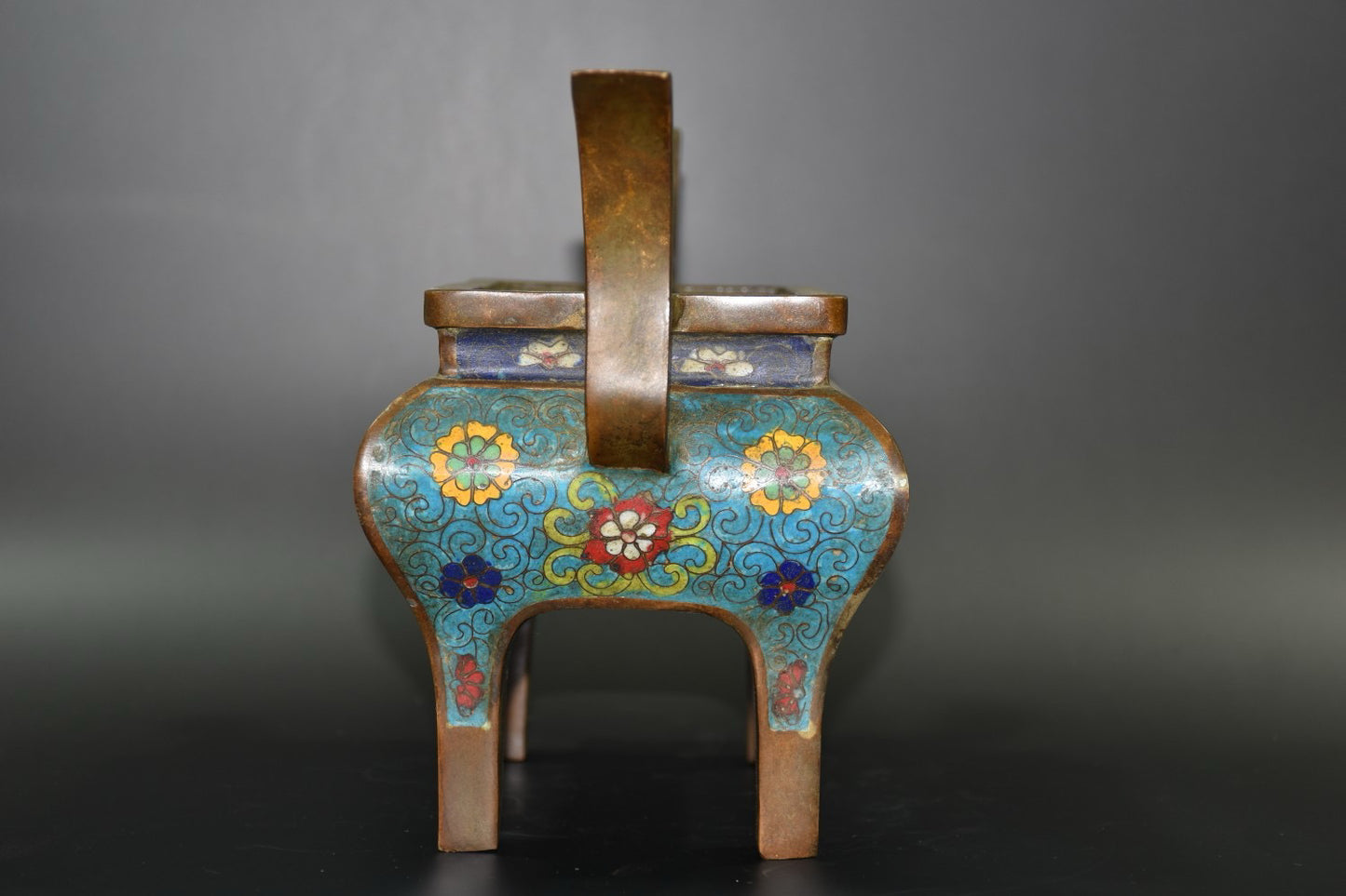 Pure copper cloisonn é incense burner ornaments