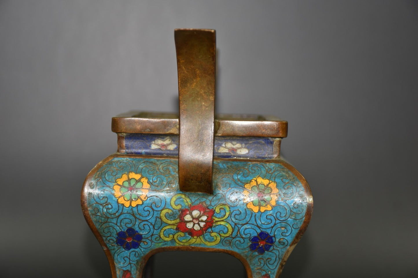 Pure copper cloisonn é incense burner ornaments