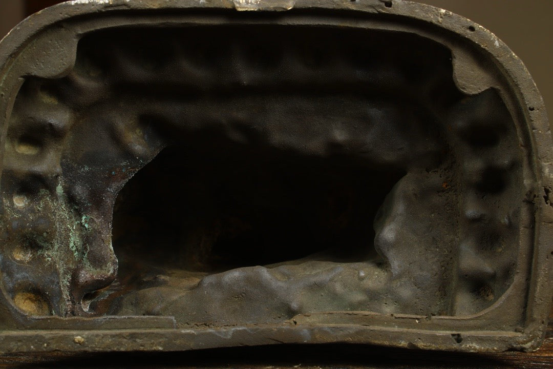 Chinese Antique Bronze Gilded Handcrafted Treasure King