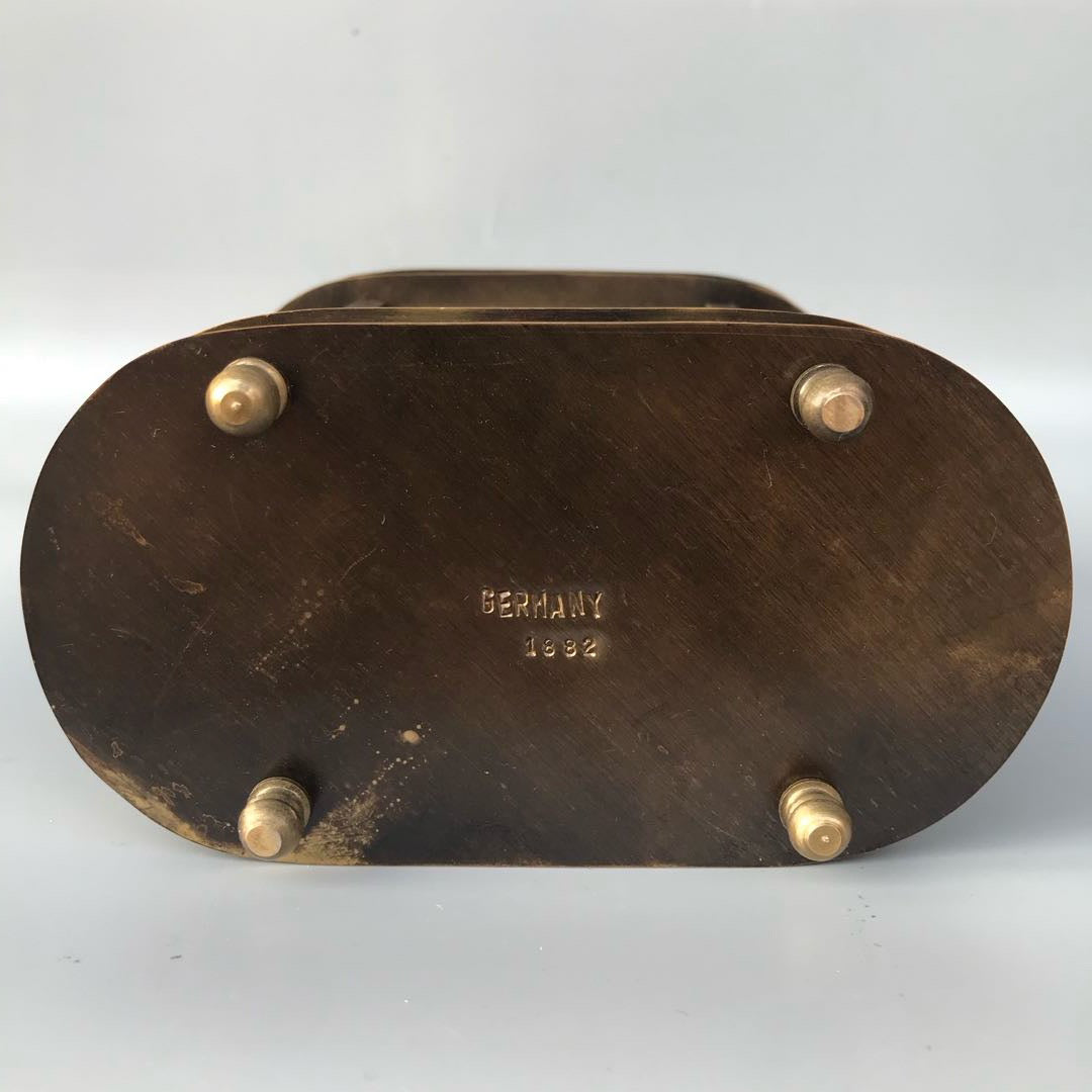 Pure copper mechanical old clock