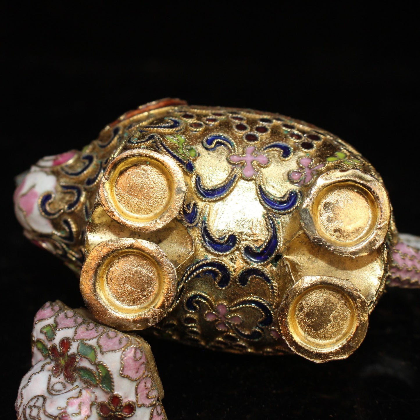 Pure copper cloisonne wine pot ornament