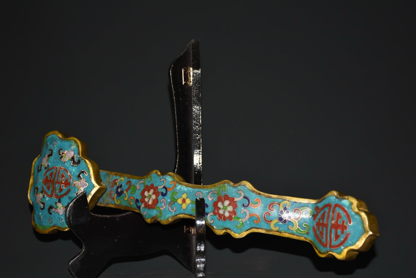 Pure copper cloisonn é Ruyi ornaments