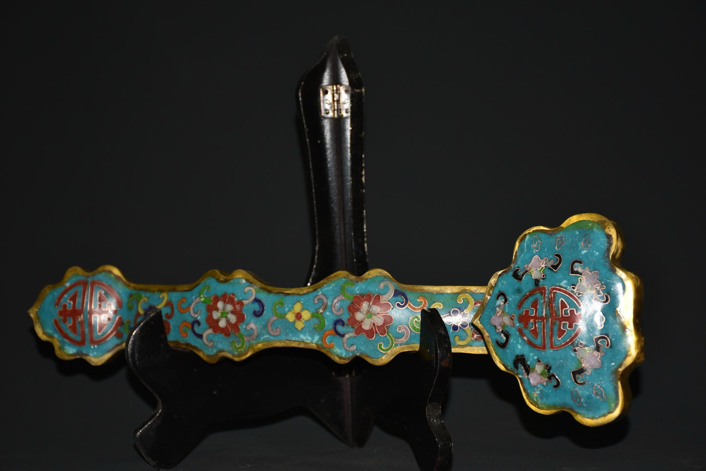 Pure copper cloisonn é Ruyi ornaments