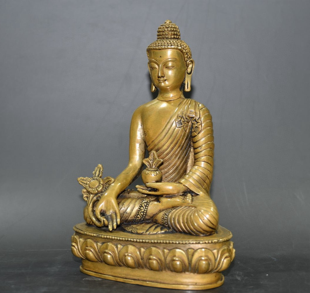 Pure copper cloisonne Buddha ornament