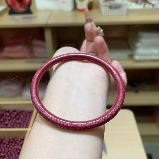 Vermilion Sand Purple Sand Outer Carved Heart Sutra Bracelet