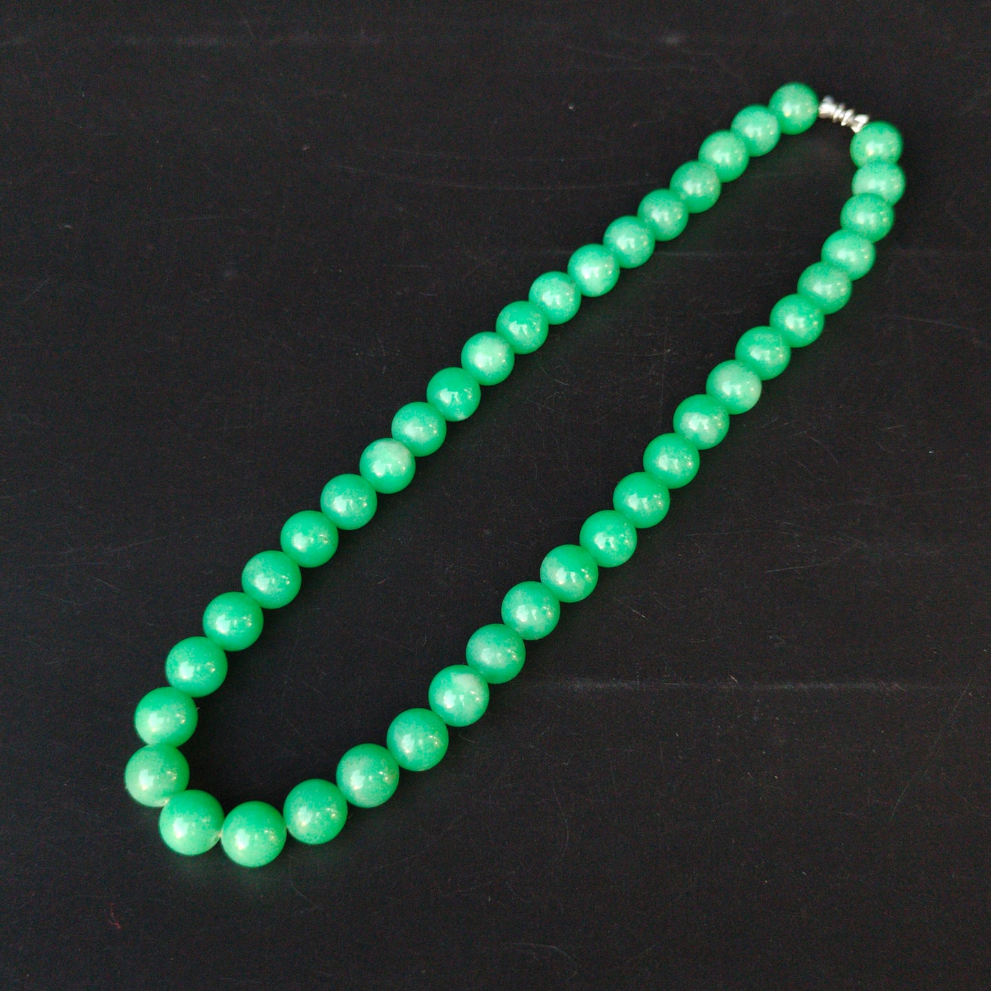 Jade necklace, jade bead pendant, jewelry