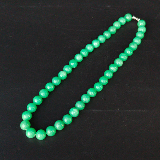 Jade necklace, jade bead pendant, jewelry