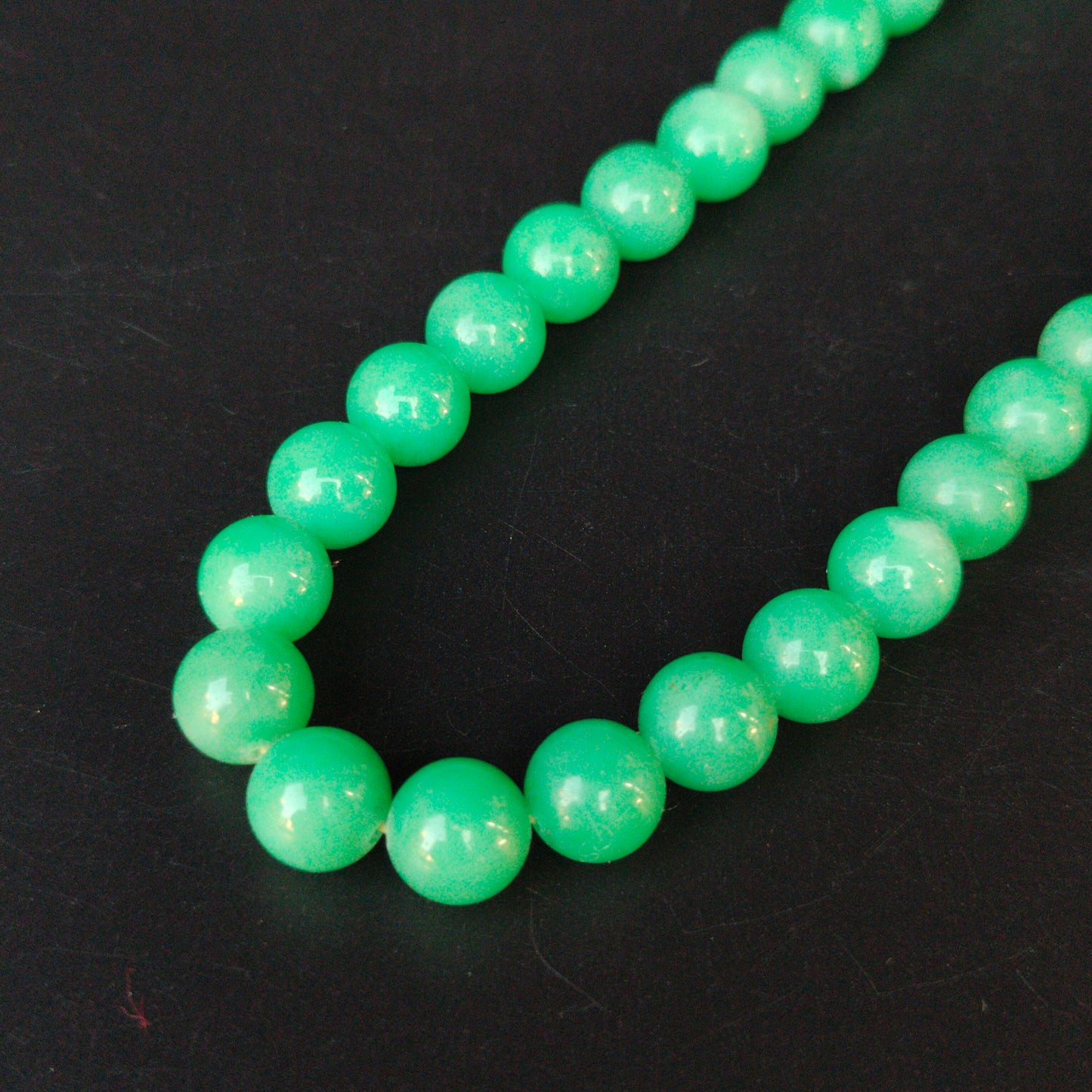 Jade necklace, jade bead pendant, jewelry