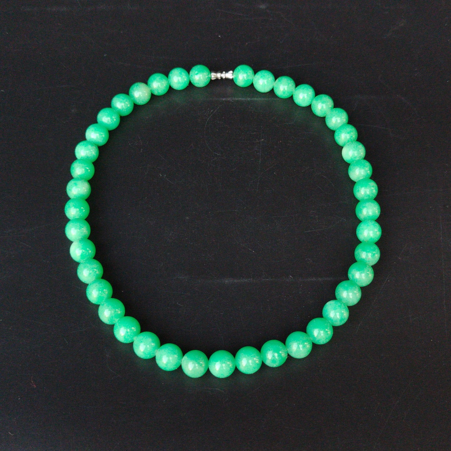 Jade necklace, jade bead pendant, jewelry