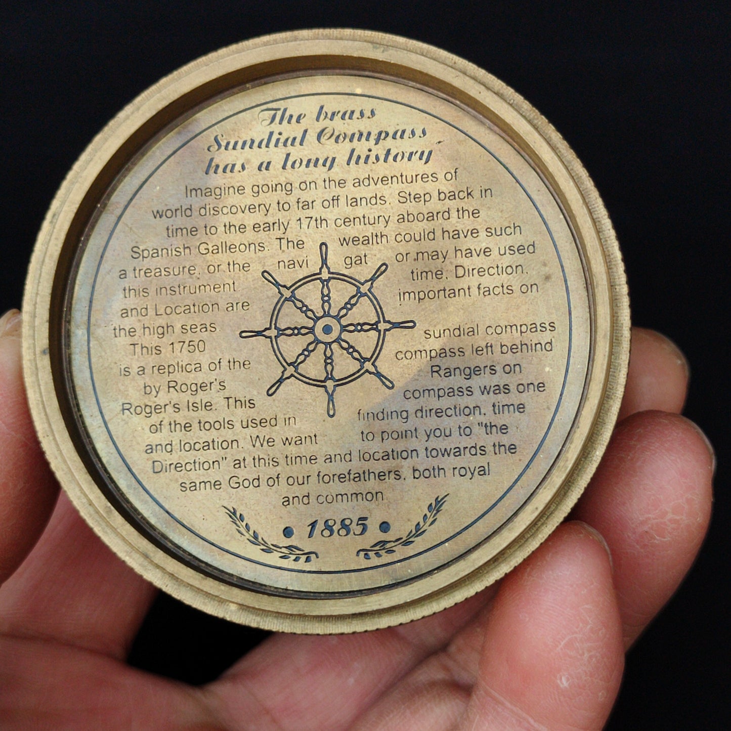 Collection Antique Pure Copper Made Compass