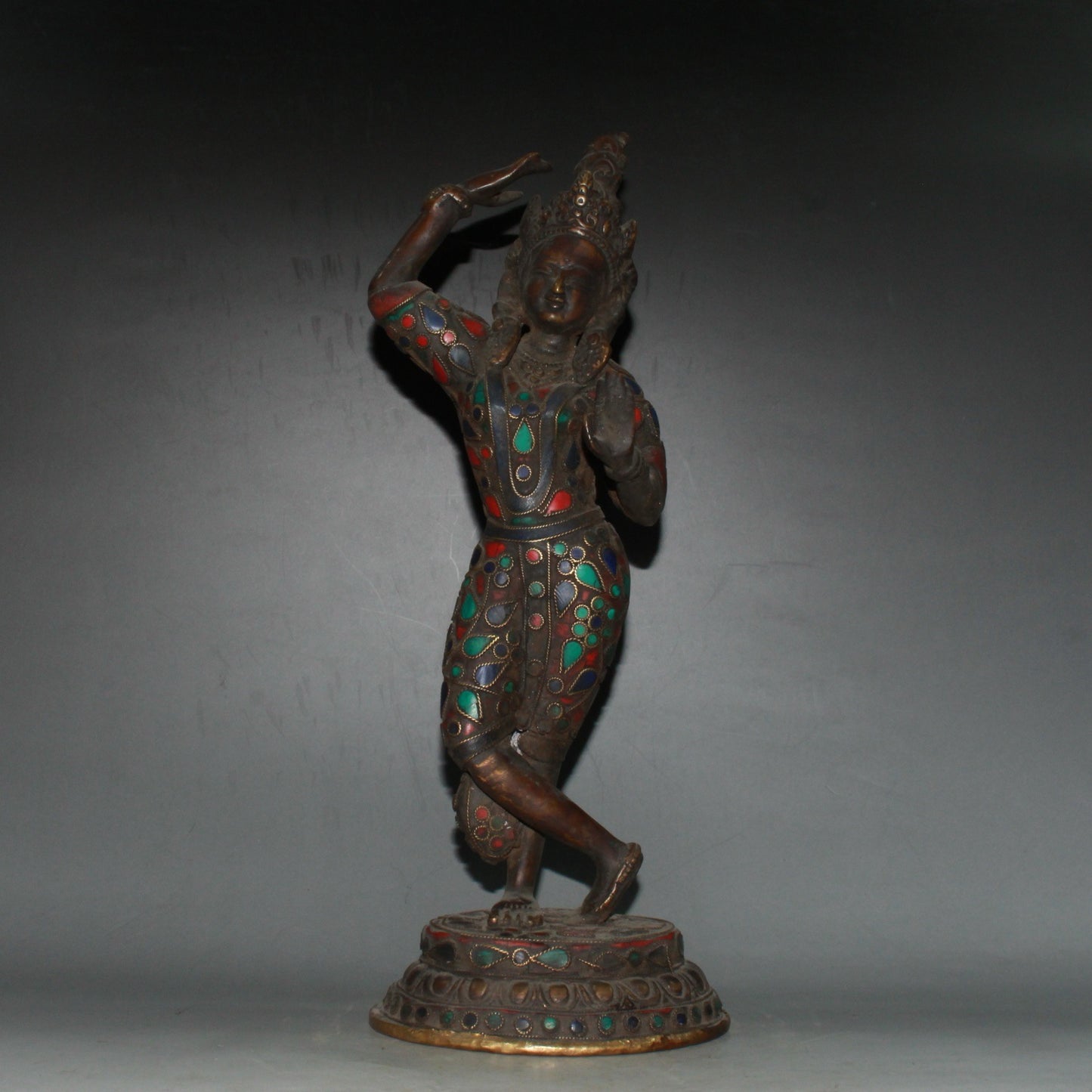 Pure copper Guanyin Bodhisattva Buddha ornament