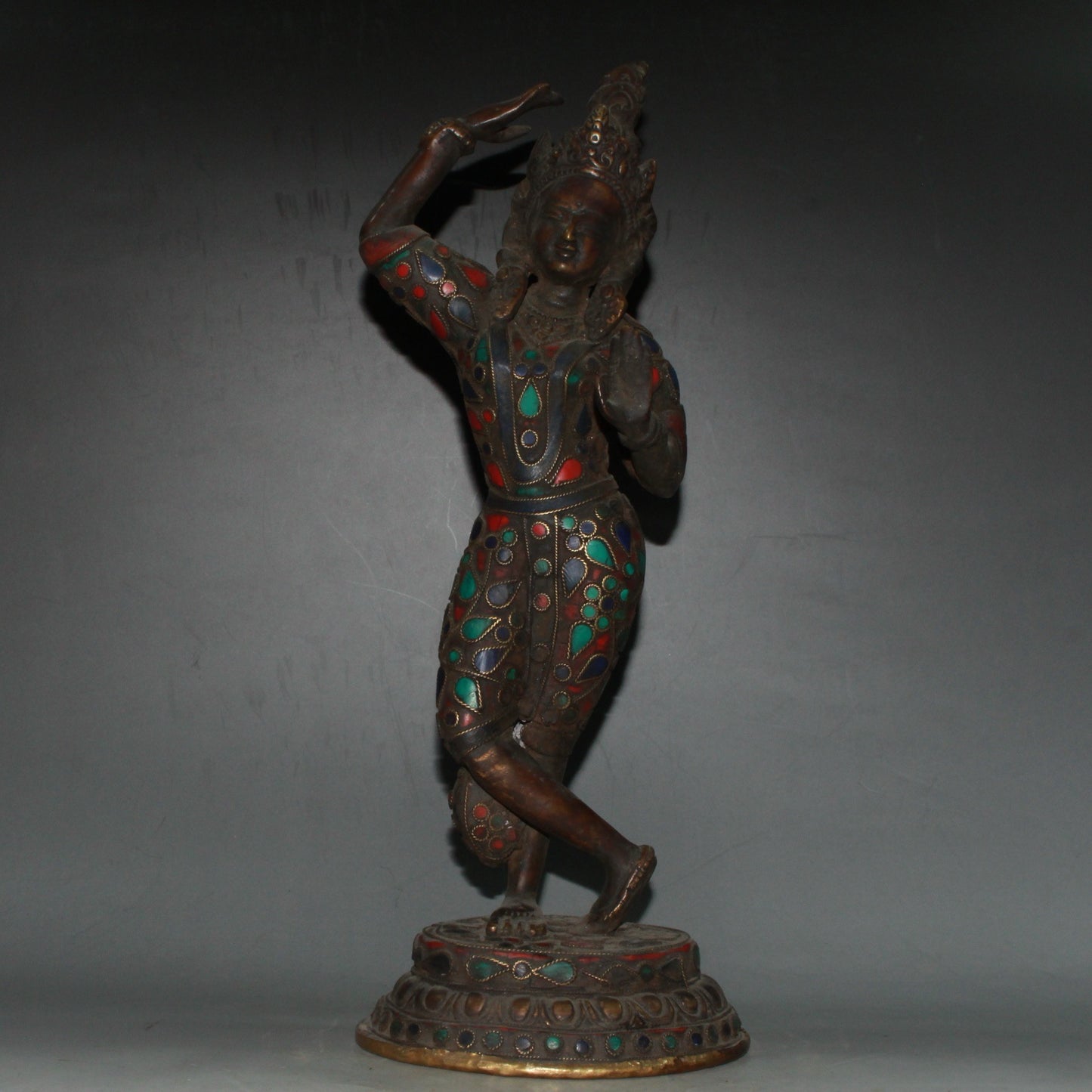 Pure copper Guanyin Bodhisattva Buddha ornament