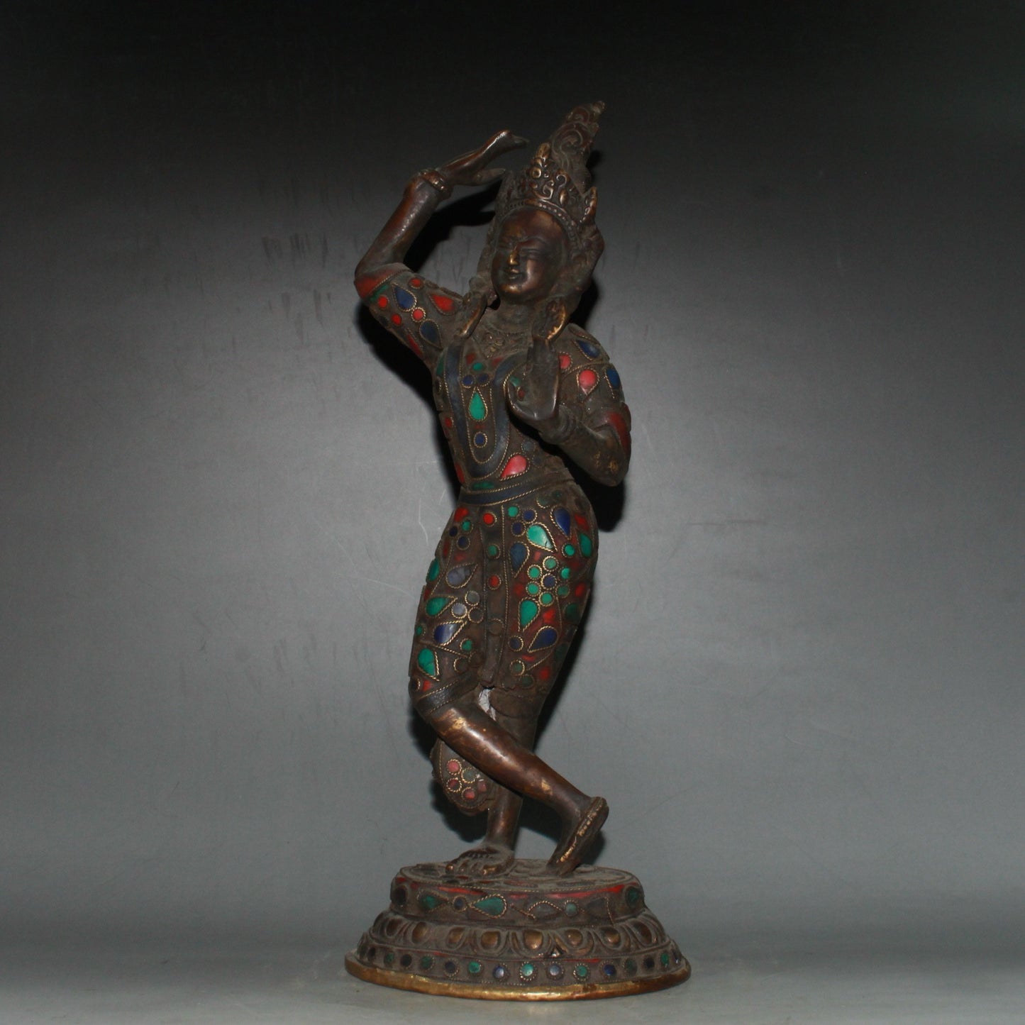 Pure copper Guanyin Bodhisattva Buddha ornament
