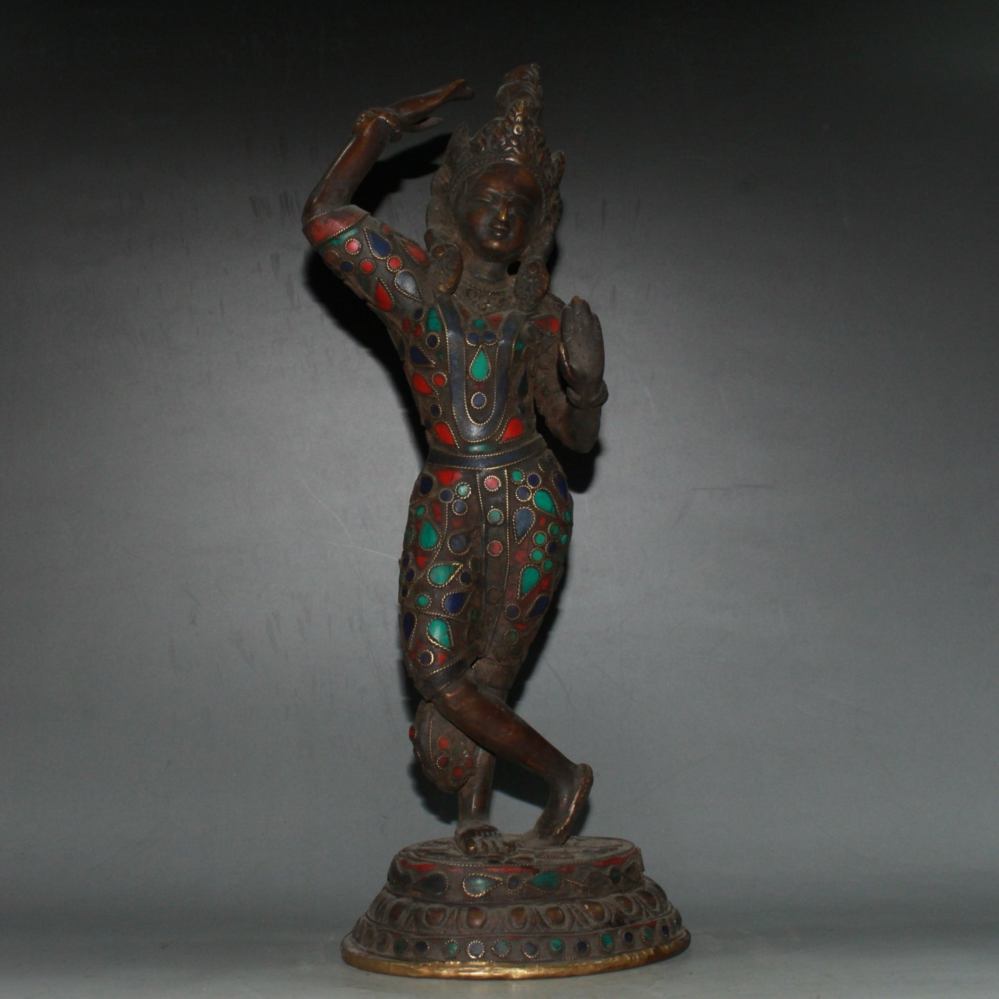 Pure copper Guanyin Bodhisattva Buddha ornament