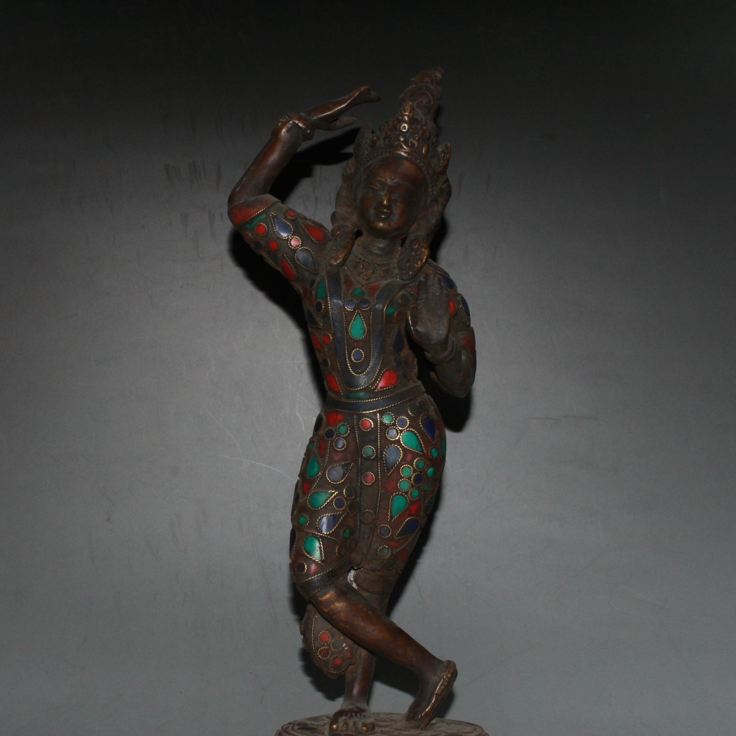 Pure copper Guanyin Bodhisattva Buddha ornament