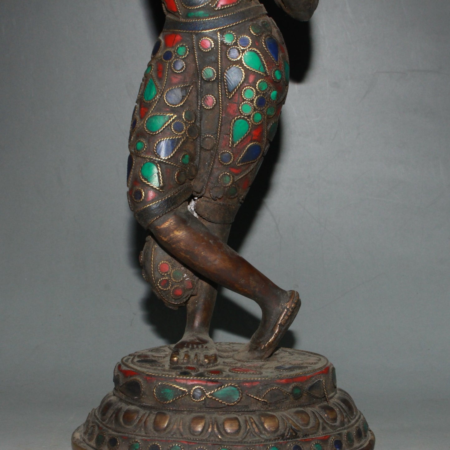 Pure copper Guanyin Bodhisattva Buddha ornament
