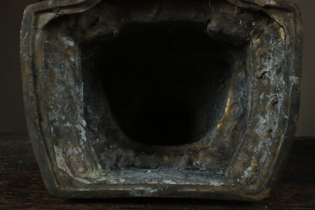 Chinese Antique Pure Copper Void Hidden Buddha Statue