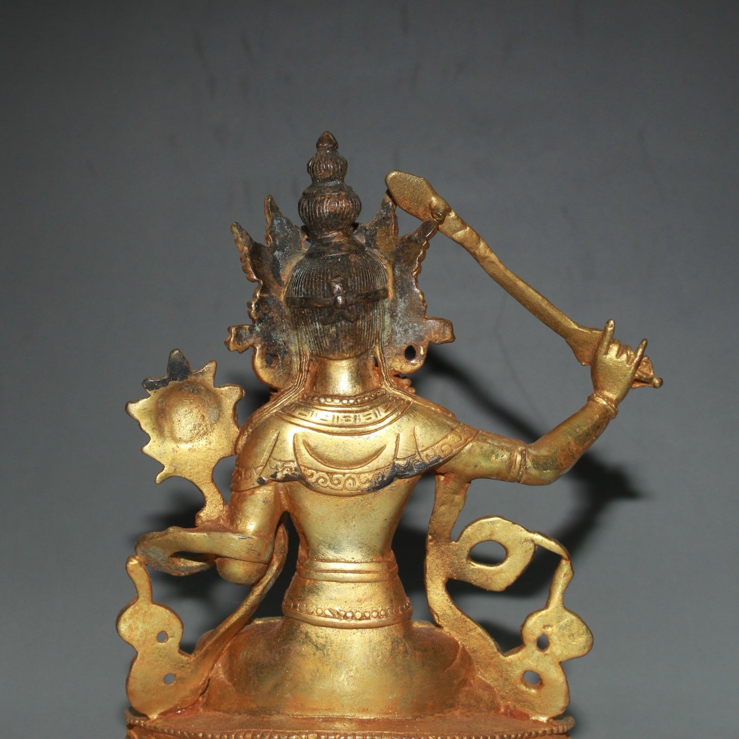 Pure copper Guanyin Bodhisattva Buddha statue ornament