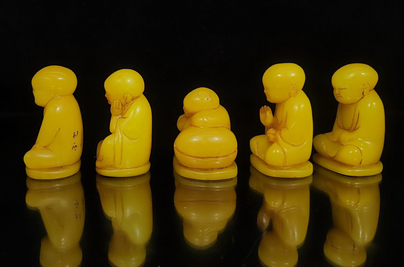 Chinese Antique Tian Huangshi Little Monk