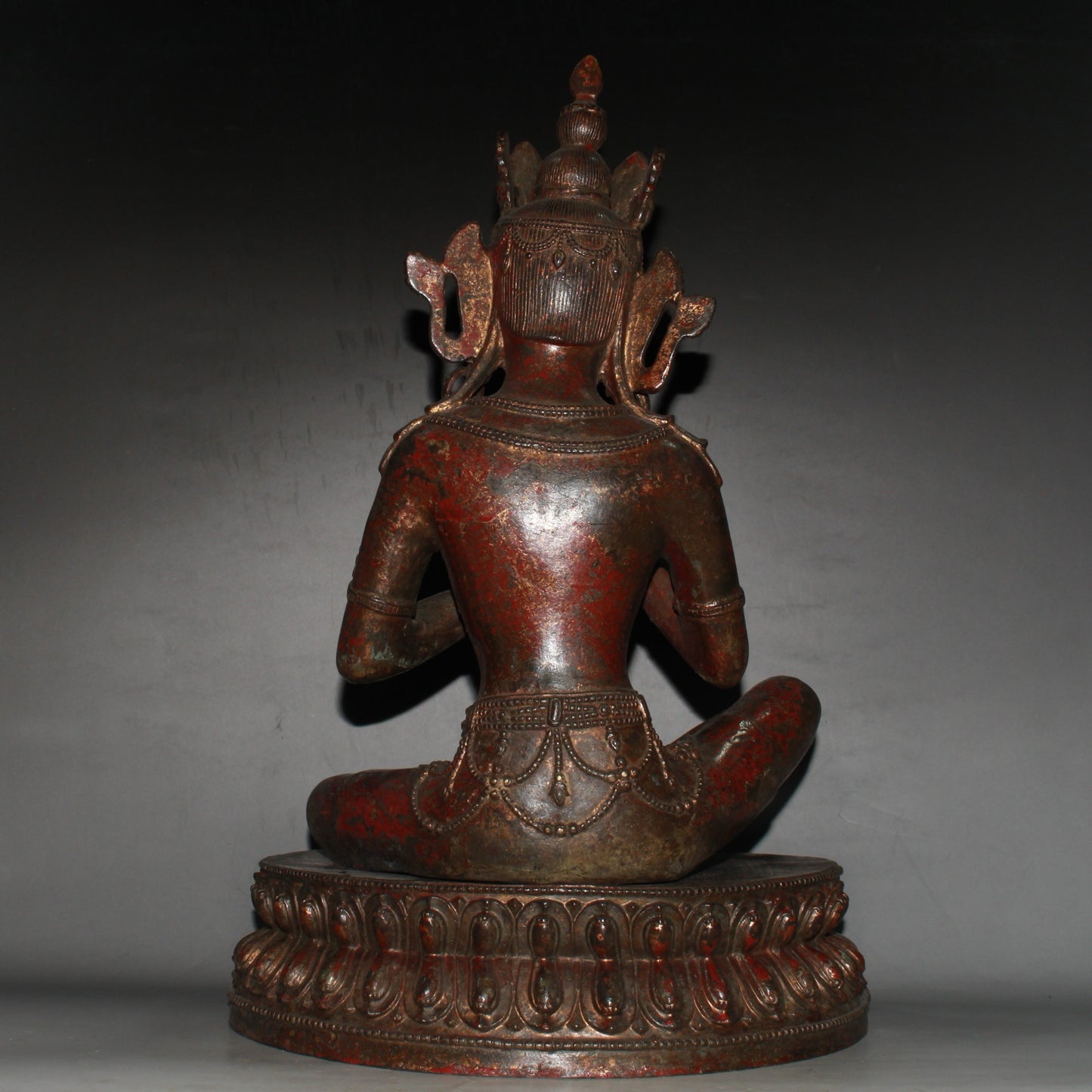 Pure copper Guanyin Buddha statue ornaments