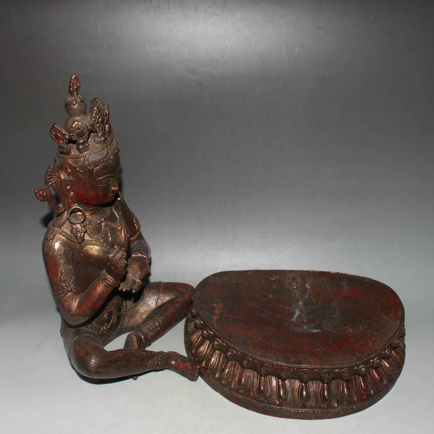 Pure copper Guanyin Buddha statue ornaments