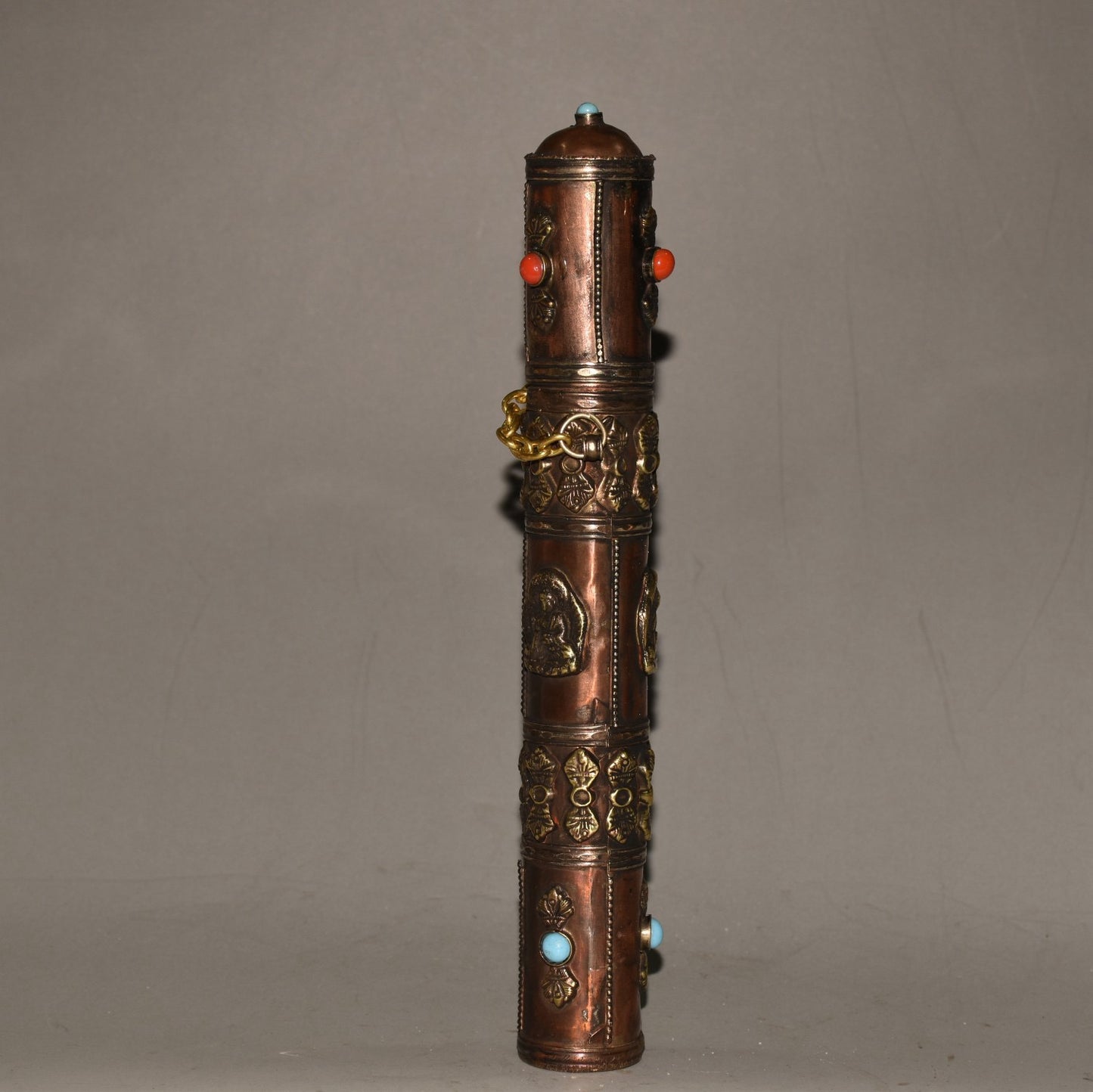 Pure copper incense tube ornament